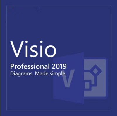 Visio 2019 Professional 5 User Full Retail Version Lifetime Valid Online Code