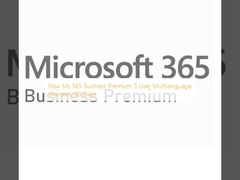 新しい Ms 365 Business Premium 5 ユーザー 多言語保証 90 日